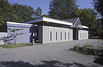Bild: Aussegnungshalle Stuttgart-Mühlhausen nach dem Umbau
